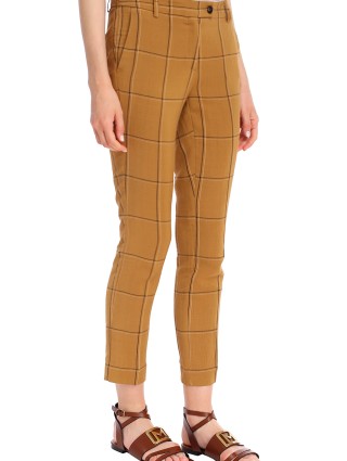 Коричневые брюки MARELLA: фото 3 - Invogue